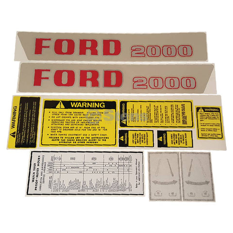 Atlantic Quality Parts 1115-1532 Conjunto de calcomanías