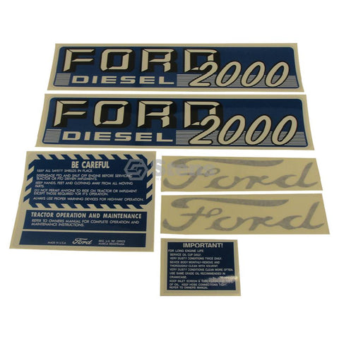 Atlantic Quality Parts 1115-1534 Conjunto de calcomanías