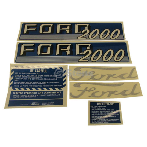 Atlantic Quality Parts 1115-1537 Conjunto de calcomanías