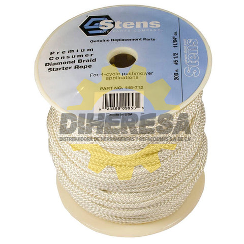 145-712 Cuerda De Arranque 200'Diamond Braid